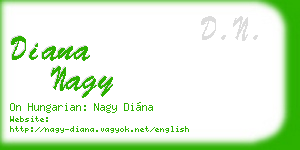 diana nagy business card